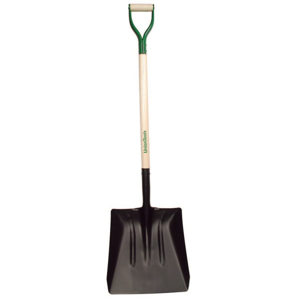 Union Tools Street Shovel with White Ash D Handle, 14 1/2in W Blade MPN:760-79804