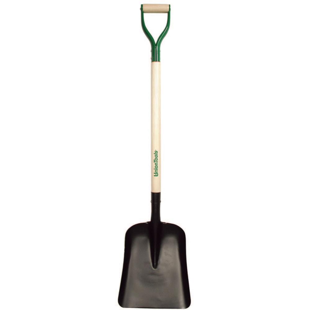 General & Special Purpose Shovel, 14.5 in L x 11.25 in W blade, 29 in White Ash Steel D-Grip Handle MPN:760-79809