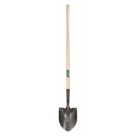 Round Point Shovel, 48 in L Hard Wood Handle MPN:40191