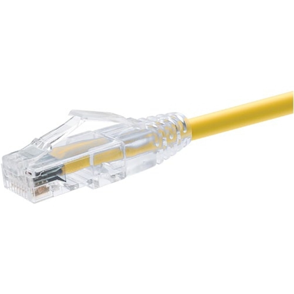 Unirise UNC Group Clearfit - Patch cable - RJ-45 (M) to RJ-45 (M) - 6 ft - CAT 6 - snagless - yellow (Min Order Qty 11) MPN:10127