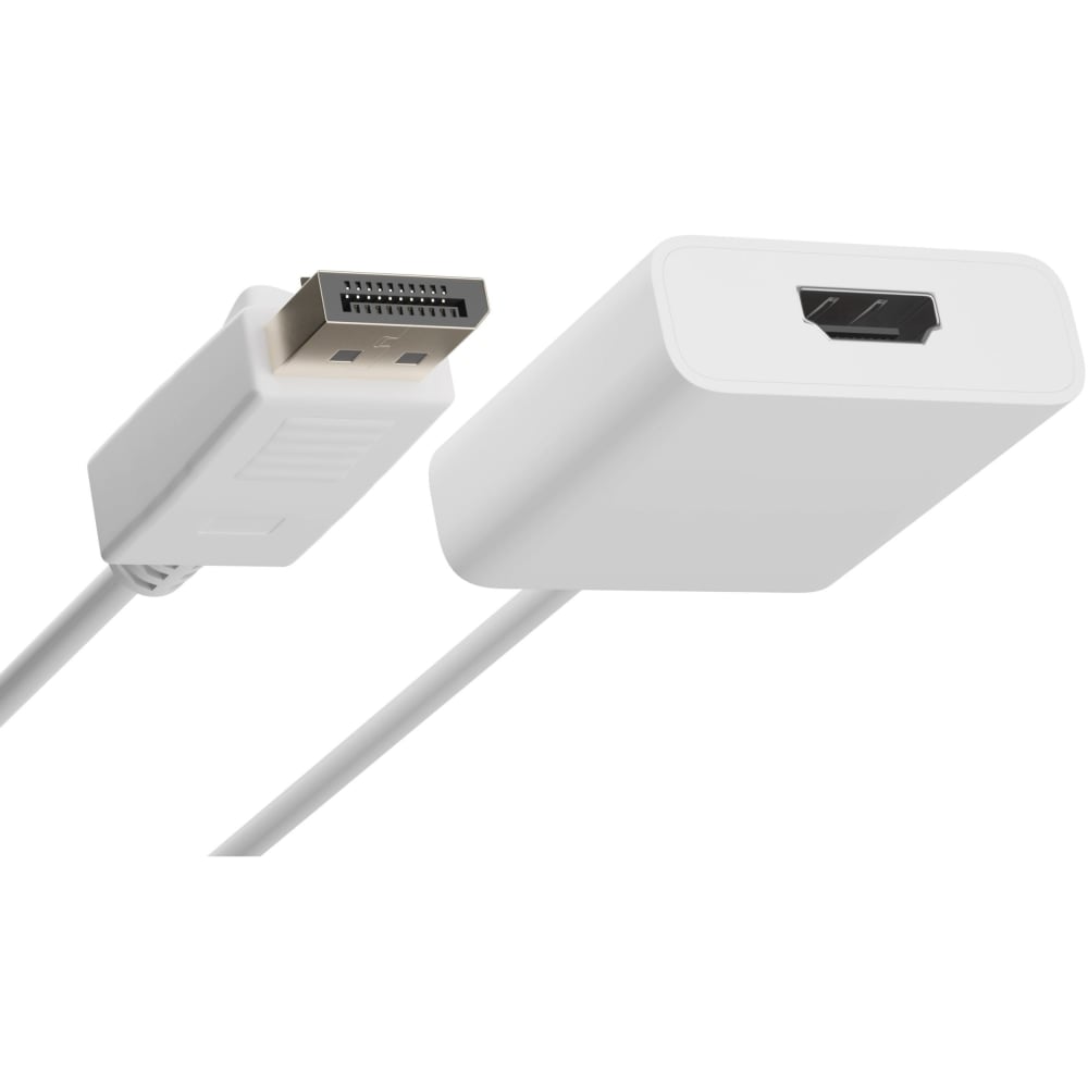 UNC Group - Adapter - DisplayPort male to HDMI female - white MPN:DPHDMI-ADPT