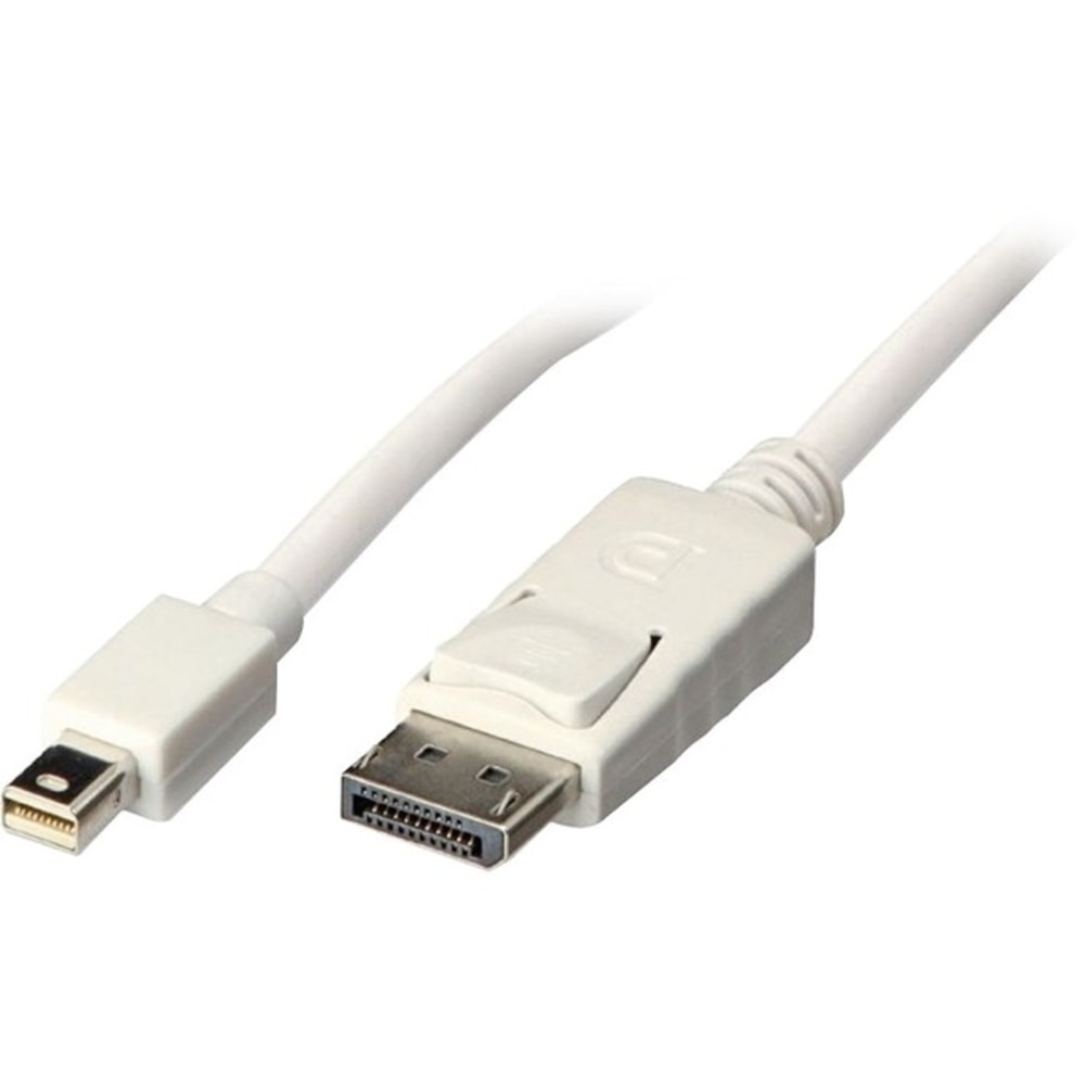 UNC Group - DisplayPort cable - Mini DisplayPort (M) to DisplayPort (M) - DisplayPort 1.1 - 3.05 m - 4K30Hz support - white MPN:MDPDP-10F-MM