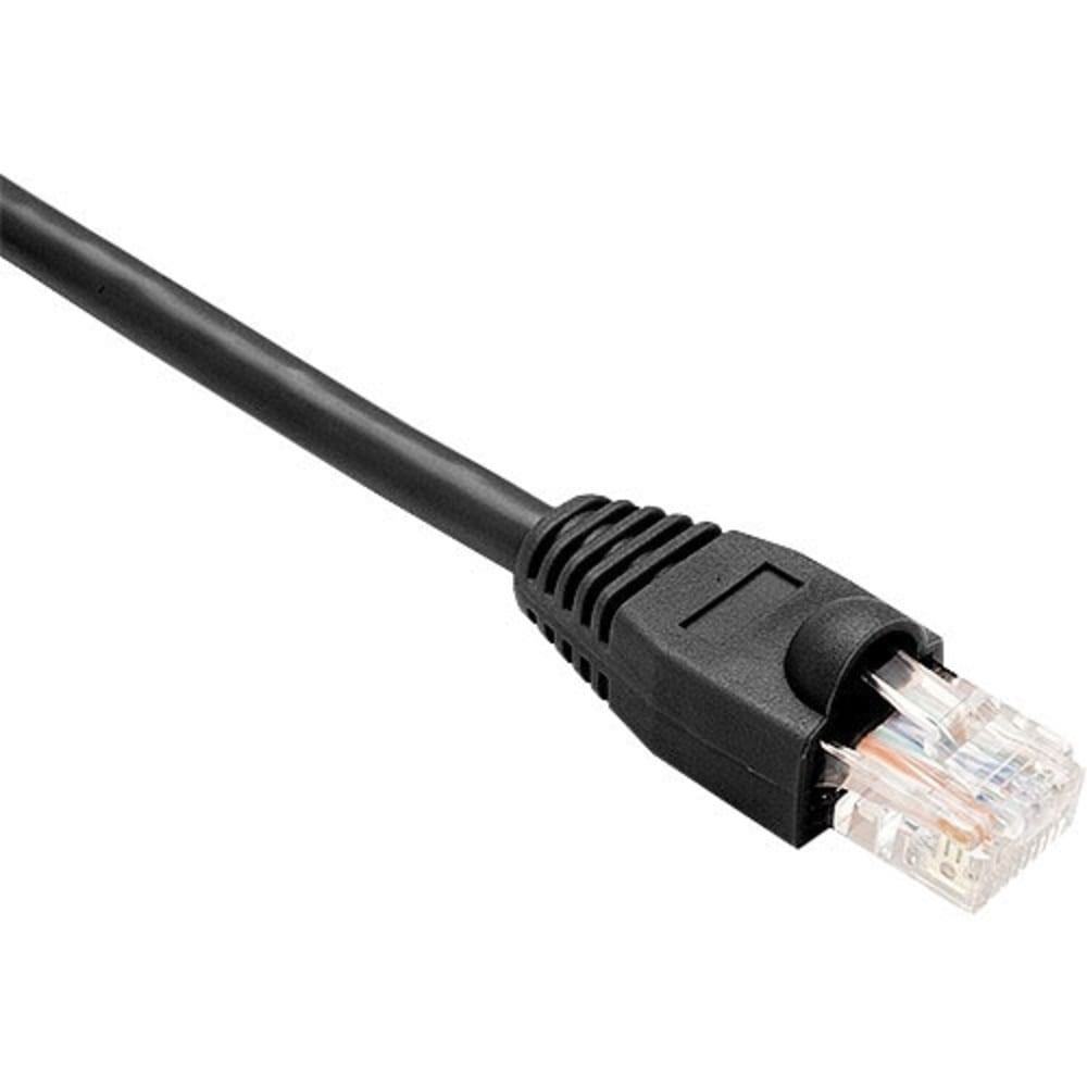 UNC Group - Patch cable - RJ-45 (M) to RJ-45 (M) - 7 ft - UTP - CAT 6 - snagless, stranded - black, RAL 9005 MPN:PC6-07F-BLK-S