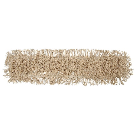36 in L Cut-End Dust Mop, White, Cotton MPN:1336