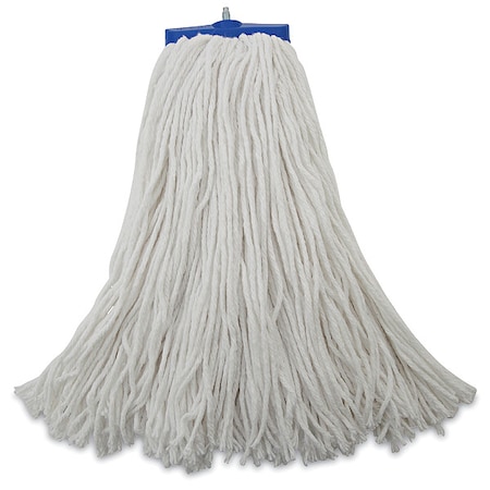 1.25 in Flat Wet Mop, Cut-End, White, Rayon, PK12 MPN:UNS 720R