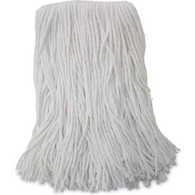 Boardwalk® Mop Head Value Standard Head Rayon Fiber Cut-End Size No. 16 White 12/case UNS 2016R
