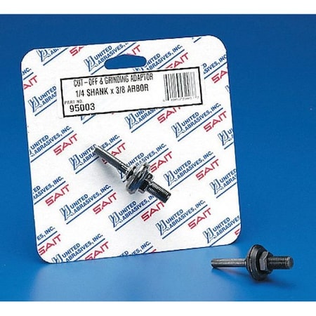 SAIT 95003 Type 1/Type 41 Cut-Off Adaptor, 1/4 x 3/8-24, 1-Pack MPN:95003