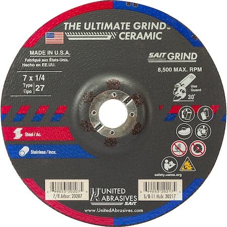 Abrasive Grinding Wheel MPN:20207