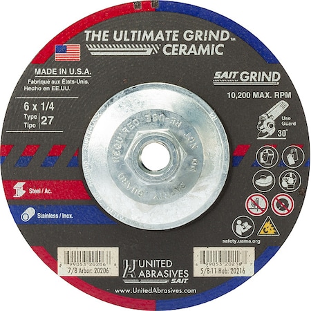 Abrasive Grinding Wheel MPN:20216