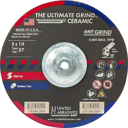 Abrasive Grinding Wheel MPN:20219