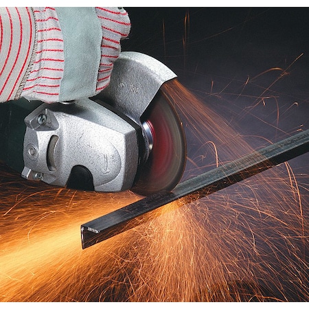 Depressed Center Cut-Off Wheel, Type 27, 4 1/2 in Dia, 0.045 in Thick, 7/8 in Arbor Hole Size MPN:22021