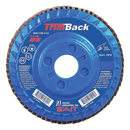 SAIT 70801 TrimBack Flap Disc (Type 29) 4-1/2