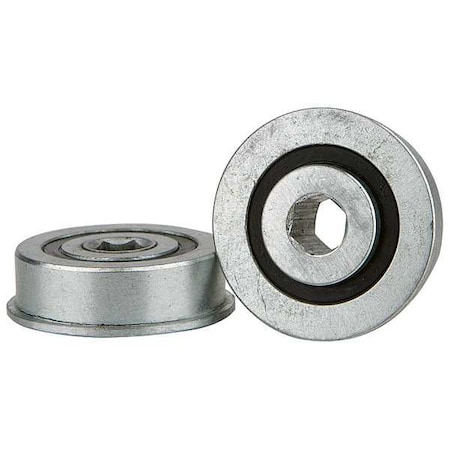 Hex Conveyor Bearing, 7/16 In, 1.375 In OD MPN:UGFH.4375X1.375-2RS