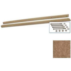 United Visual Products Posts and Hardware for Outdoor Message Center - Weathered Wood UVMCP-WW