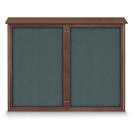 Single Door Enclosed Indoor Letterboard MPN:UV1124-BLACK-BLACK