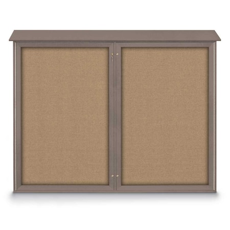 Single Door Enclosed Indoor Letterboard MPN:UV1124-BLACK-BURGUN