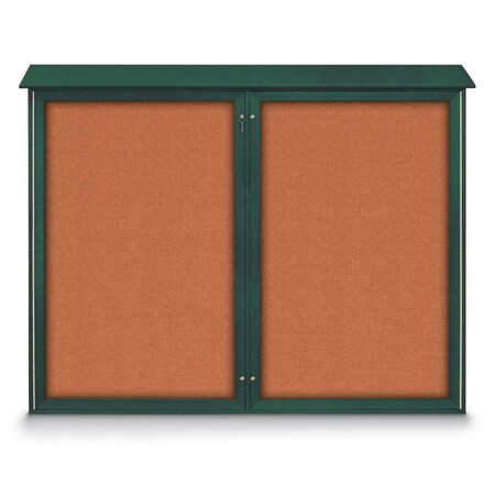 Single Door Enclosed Indoor Letterboard MPN:UV1124-BLACK-BURGUNVL