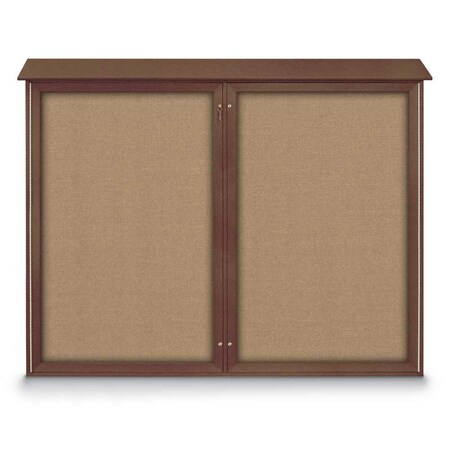 Single Door Enclosed Indoor Letterboard MPN:UV1124-BRONZE-BURGUN