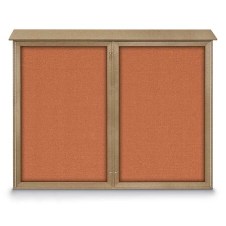 Single Door Enclosed Indoor Letterboard MPN:UV1124-SATIN-BARBLU