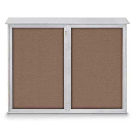 Single Door Enclosed Indoor Letterboard MPN:UV1124-SATIN-BLUE