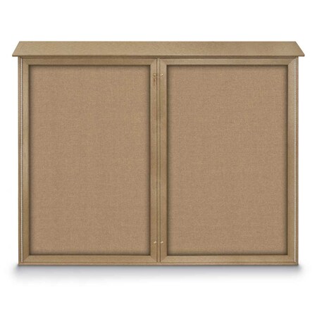 Single Door Enclosed Indoor Letterboard MPN:UV1124-SATIN-BURGUN