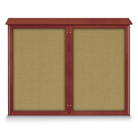 Single Door Enclosed Indoor Letterboard MPN:UV1124-SATIN-GREY