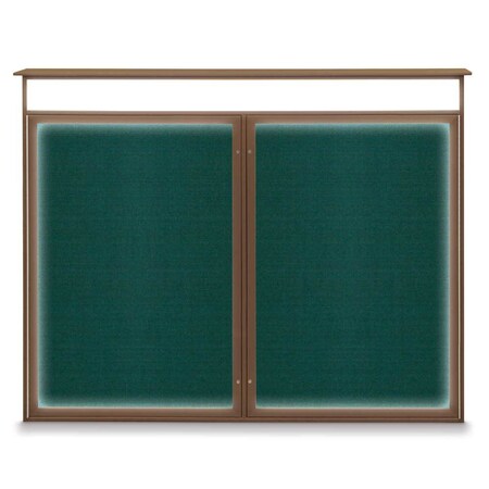 Single Door Enclosed Indoor Letterboard MPN:UV1124SD3036-BLACK-BURGUN