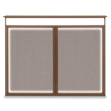 Single Door Enclosed Indoor Letterboard MPN:UV1124SD3036-BLACK-BURGUNVL