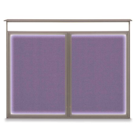 Single Door Enclosed Indoor Letterboard MPN:UV1124SD3036-BLACK-GREY