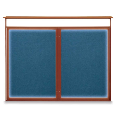 Single Door Enclosed Indoor Letterboard MPN:UV1124SD3036-BLACK-HUNGRN