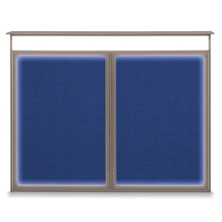 Single Door Enclosed Indoor Letterboard MPN:UV1124SD3036-BLACK-WHITE