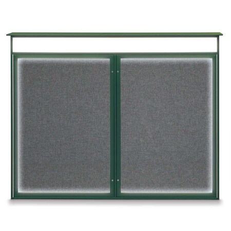 Single Door Enclosed Indoor Letterboard MPN:UV1124SD3036-BRONZE-BARBLU