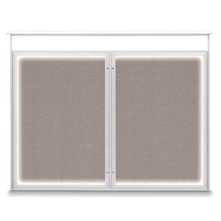 Single Door Enclosed Indoor Letterboard MPN:UV1124SD3036-BRONZE-BURGUNVL