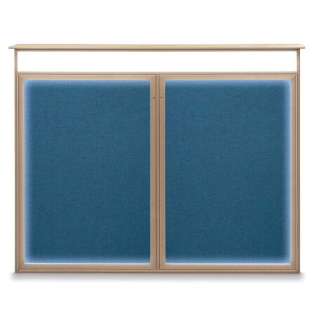 Single Door Enclosed Indoor Letterboard MPN:UV1124SD3036-BRONZE-HUNGRN