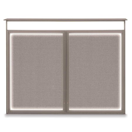 Single Door Enclosed Indoor Letterboard MPN:UV1124SD3036-SATIN-BARBLU