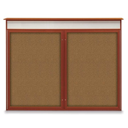 Single Door Enclosed Indoor Letterboard MPN:UV1124SD3036-SATIN-BLACK