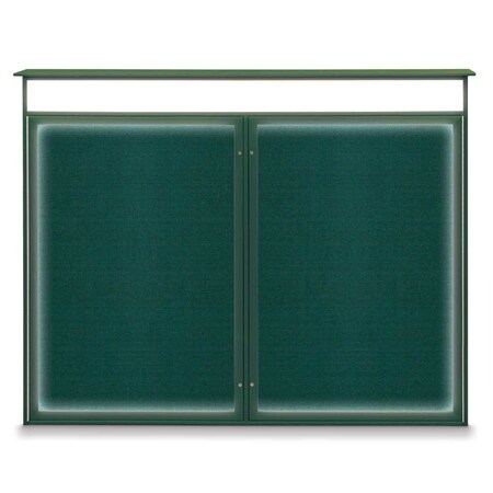 Single Door Enclosed Indoor Letterboard MPN:UV1124SD3036-SATIN-BURGUN