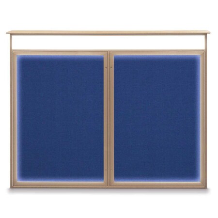 Single Door Enclosed Indoor Letterboard MPN:UV1124SD3036-SATIN-WHITE