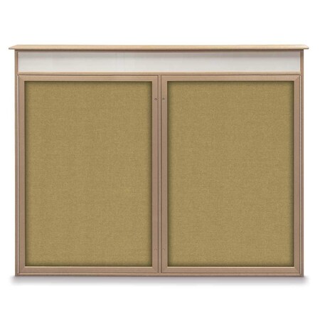 Single Door Enclosed Indoor Letterboard MPN:UV1125-BLACK-LICORI