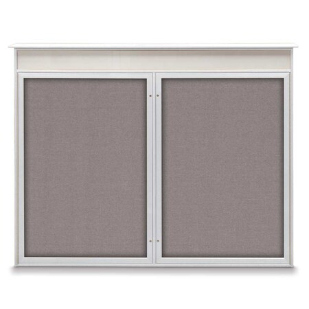 Single Door Enclosed Indoor Letterboard MPN:UV1125-BRONZE-BARBLU