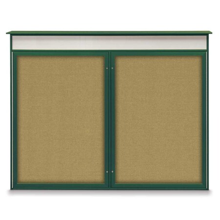 Single Door Enclosed Indoor Letterboard MPN:UV1125-BRONZE-LICORI