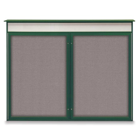 Single Door Enclosed Indoor Letterboard MPN:UV1125-SATIN-BARBLU