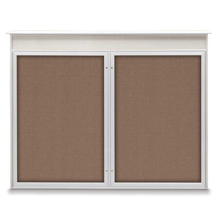 Single Door Enclosed Indoor Letterboard MPN:UV1125-SATIN-BURGUN