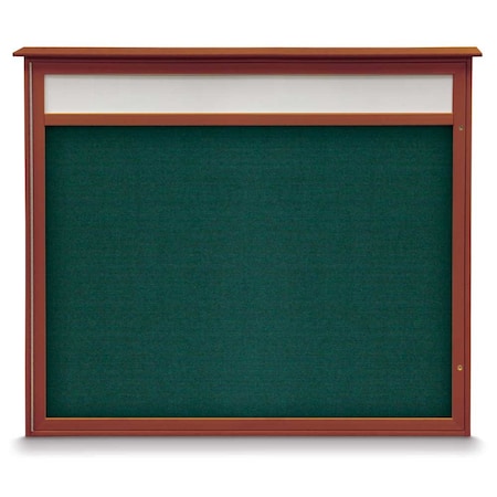 Double Door Enclosed Indoor Letterboard MPN:UV11255-BLACK-BLACK