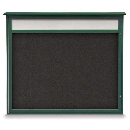 Double Door Enclosed Indoor Letterboard MPN:UV11255-BLACK-BURGUN