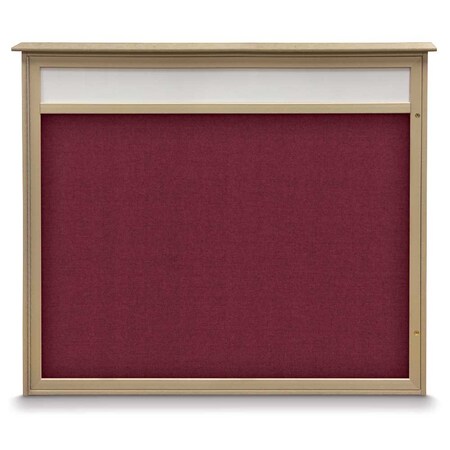 Double Door Enclosed Indoor Letterboard MPN:UV11255-BLACK-WHITE