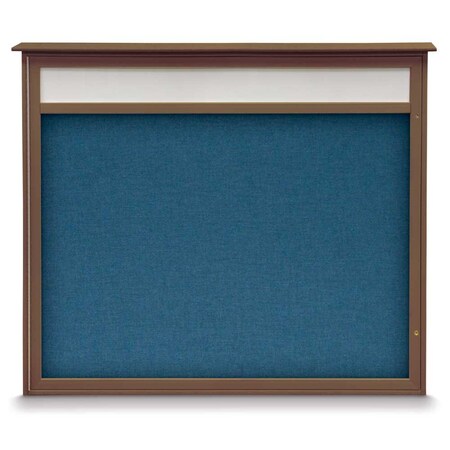 Double Door Enclosed Indoor Letterboard MPN:UV11255-BRONZE-BARBLU