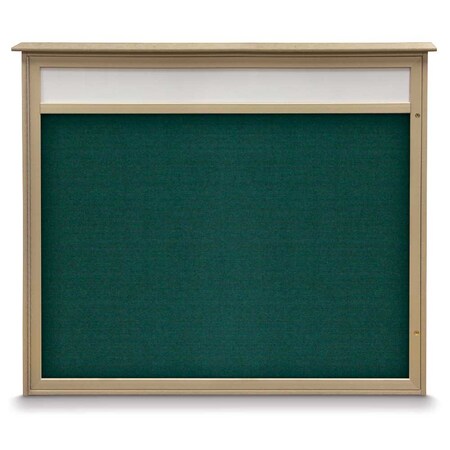 Double Door Enclosed Indoor Letterboard MPN:UV11255-BRONZE-BLACK