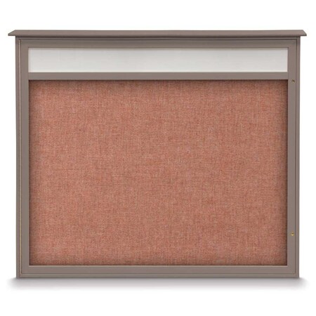 Double Door Enclosed Indoor Letterboard MPN:UV11255-BRONZE-GREEN