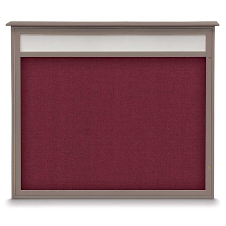 Double Door Enclosed Indoor Letterboard MPN:UV11255-BRONZE-HUNGRN